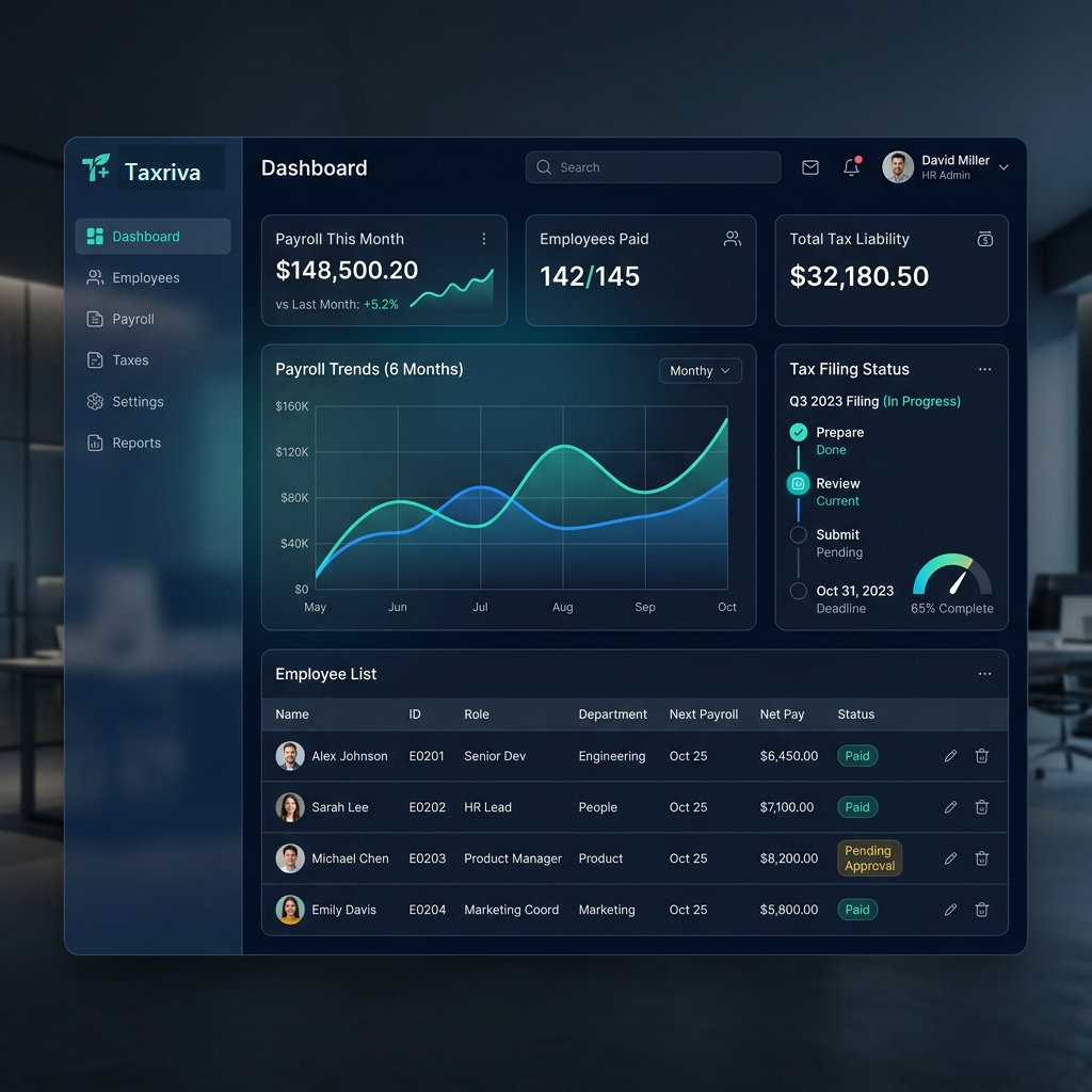 Taxriva Bureau Agent Dashboard